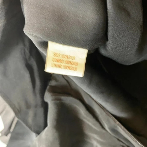 Marchesa Notte Black Silk Ruffle Cocktail Dress $795 - Picture 10 of 10